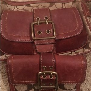 Coach purse and wallet